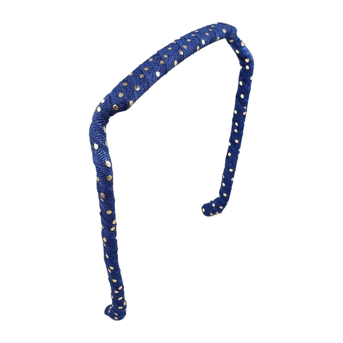 Zazzy bandz Navy dot hiuspanta