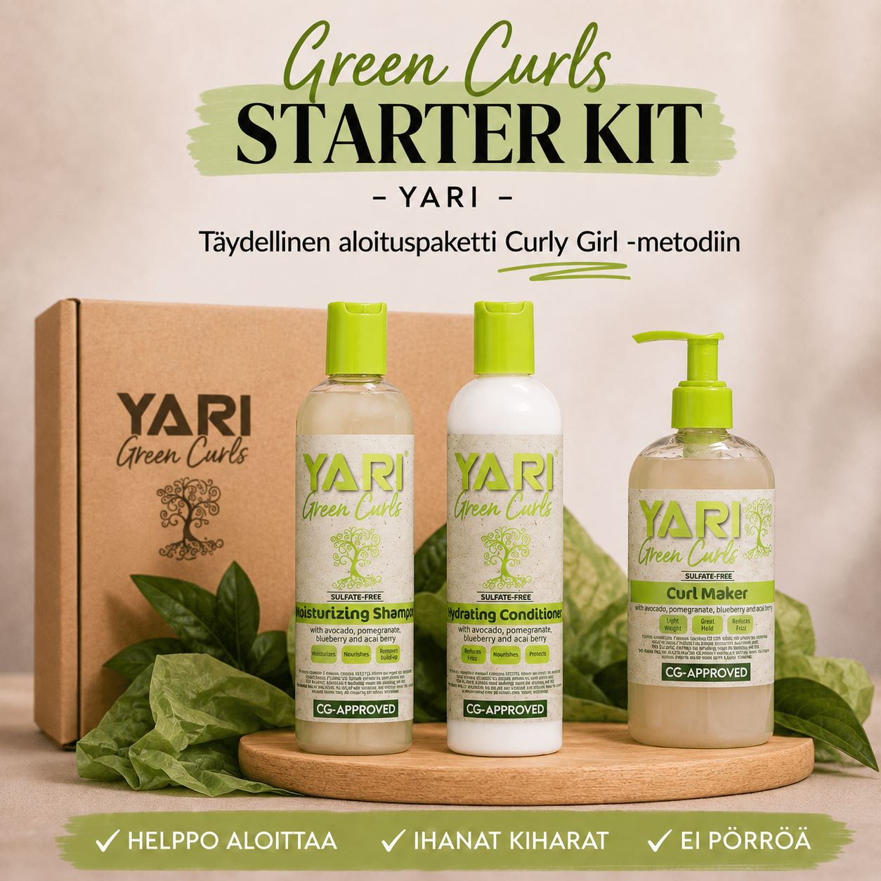 Yari Green Curls - Starter Kit